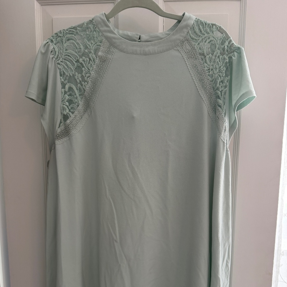 Torrid Light Teal Tunic - 4x